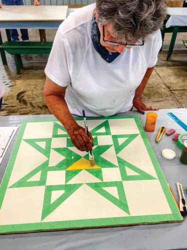 Barn Quilts, Recycled Chicken Coop and Tomatoes